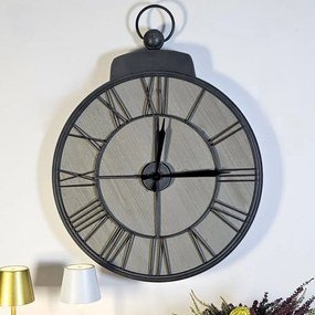 Zegar ścienny w styl rustykalnym, średnica 80cm
