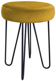 Taboret Venus HAIRPIN noga czarna MG15