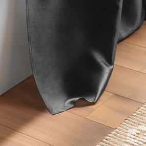 Ciemnoszara zasłona z mikrosatyny 140x240 cm Shana – douceur d'intérieur