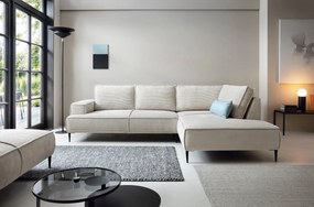 Masseno Narożnik DUNA Narożnik L-Kształtny, Modna sofa narożna do salonu - Beżowy, POSO 100