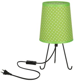 Zielona Lampka Nocna W Kropki E2-F95
