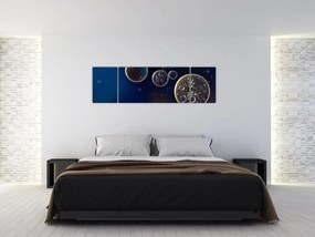 Obraz bąbelków (170x50 cm)