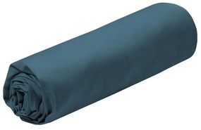 Bawełniane prześcieradło na gumce, granatowe, ELYSEE