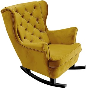 Fotel Relax z Tapicerowanym Siedzeniem i Podłokietnikami, Fotel TV 102x81x95cm Oliwkowy_29818