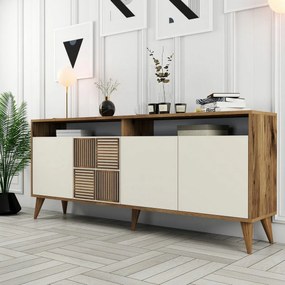 Szafka Milan 2 Walnut and Cream