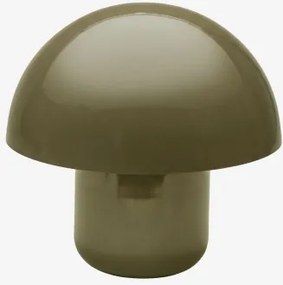 Lampa Stołowa ↑30 Cm Z Żelaza Zyora Intensywny Verde Olive - Sklum