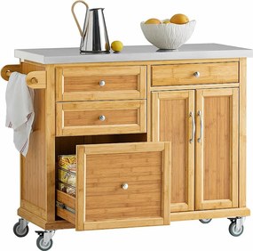 SoBuy Wyspa kuchenna, wózek do serwowania FKW70-N