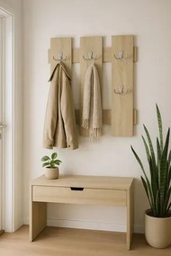 Wieszak minimalistyczny ścienny dąb sonoma G9-D08