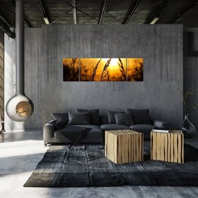Obraz zachodzącego słońca (170x50 cm)