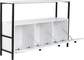 Biała konsola z matowym wykończeniem 29,5x120 cm Solace – Kalune Design