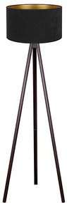 Brilagi - Lampa podłogowa VELVET 1xE27/60W/230V wenge/czarna
