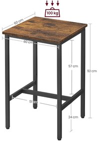 Loftowy taboret kuchenny  F9-A13