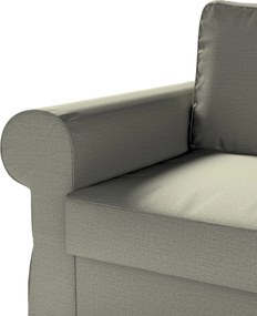 Pokrowiec na sofę Backabro 2-osobową rozkładaną kolor szary tkanina strukturalna
