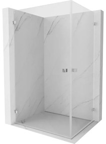 Mexen Lunar-B Duo kabina prysznicowa uchylna 90 x 85 cm, transparent, chrom - 832-090L-085P-01-00