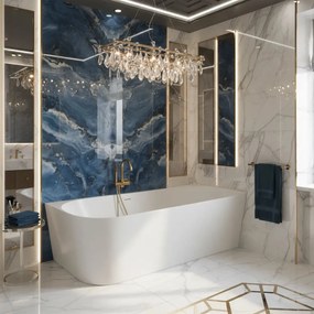 Wanna Akrylowa Narożna BELLANTO SLIM 170 Prawa