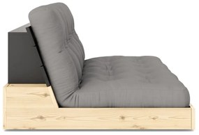 Szara rozkładana sofa 196 cm Base – Karup Design
