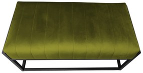 Ławka KAYA LOFT BL75 pufa podnóżek metal