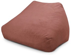 Ceglasty sztruksowy worek do siedzenia Sofa Snug – SLOWDOWN