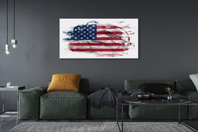 Obraz canvas na ścianę Flaga USA