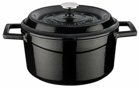 LAVA Metal Garnek żeliwny średnica 20 cm, czarny,2,6 l