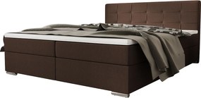 BEDANTE Łóżko kontynentalne ZILANO1 180x200 Cosmic 800 Ciemnobrązowy