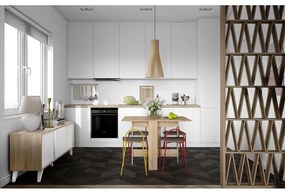 Rozkładany stół w dekorze dębu 76x28 cm Papillon – TemaHome