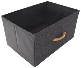 Komoda z szufladami z tkaniny PALMERA, czarny