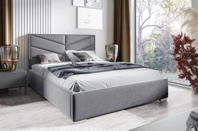 Łóżko tapicerowane z pojemnikiem na pościel Box Pv4