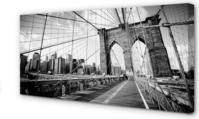 Zdjęcie na płótnie Most na Tle Wieżowców