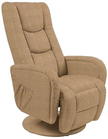 Beżowy Obrotowy Fotel Rozkładany T5-M45
