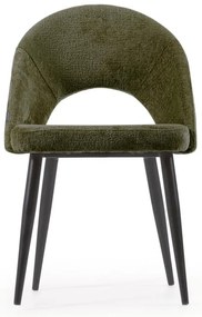 Zielone krzesła zestaw 4 szt. Mael – Kave Home