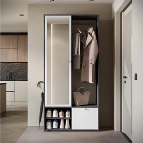 MINIO go for it, Garderoba DAFNI w kolorze matera/biały