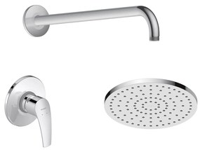 Duravit DuraVelez bateria prysznicowa podtynkowaZ deszczownicą - z ramieniem prysznicowym