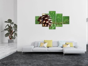 Obraz szyszki (125x70 cm)
