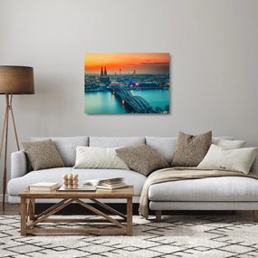 Obraz na szkle - Kolonia (70x50 cm)