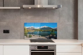 Panel nad Blat Kuchenny Górskie Jezioro wśród Szczytów