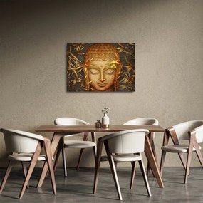 Obraz - Złoty Budda (70x50 cm)