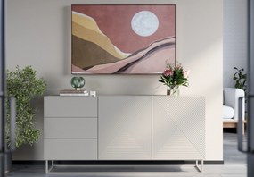 Komoda z szufladami Asha 167 cm - kaszmir