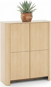 Duża komoda z półkami dąb vicenza E4-H29