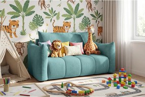 Sofa amerykanka Flo, z funkcją spania, dla dzieci, Poso, niebieski (26)