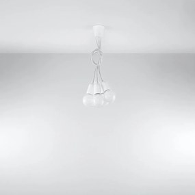 Biała lampa wisząca ø 25 cm Rene – Nice Lamps