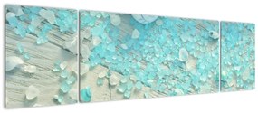 Obraz - Nadmorska atmosfera w turkusowych odcieniach (170x50 cm)