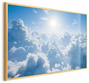 Plakat Niebiański spokój 30x21 cm z ramą złotą bez marginesu ARTGEIST B