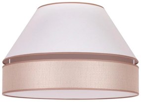 Duolla - Lampa sufitowa AVIGNON 1xE27/15W/230V śr. 50 cm biały/beżowy