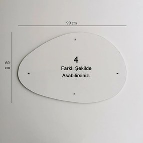 Lustro Porto Ayna 90 x 60 cm