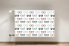 Mata dekoracyjna grzejnikowa Retro okulary
