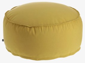 Musztardowy puf Nedra – Kave Home