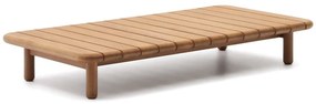 Stolik ogrodowy z litego drewna tekowego 70x140 cm Turqueta – Kave Home