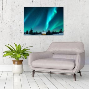 Obraz na szkle - Aurora Borealis (70x50 cm)