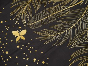 PrzytulneMieszkanie.pl PrzytulneMieszkanie.pl Pościel z mikrowłókna VISATA czarna Rozmiar pościeli: 2 szt 70 x 80 cm | 160 x 200 cm